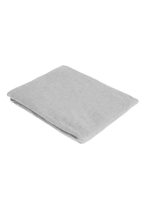 Superfine Merino Home Throw - Grey Marl