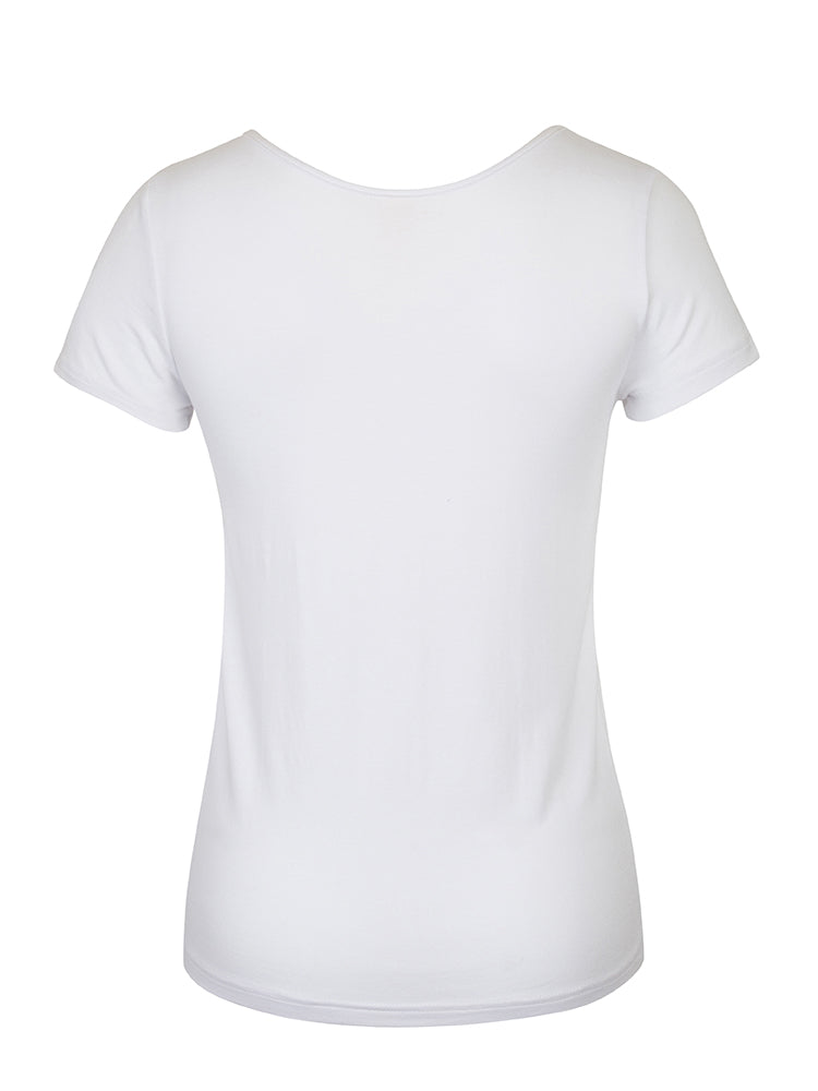 Amalfi Premium V-Neck Tee — White